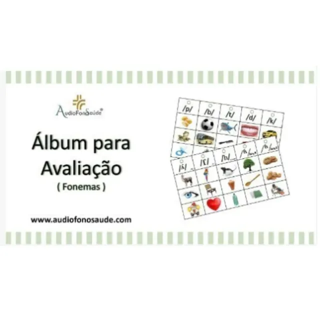 Foto do produto na loja: Álbum para Avaliação de Fonemas