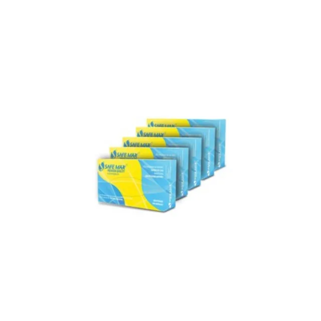Foto do produto na loja: Kit 5 Caixas Luva Látex para Procedimento com Pó Premium - Safemax