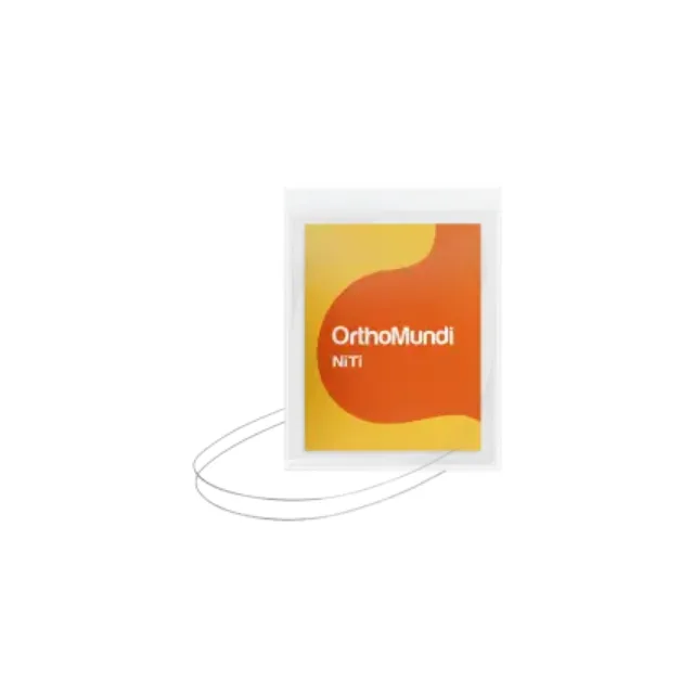 Foto do produto na loja: Fio NiTi Retangular OrthoMundi .016 x .022 L 50 Fios
